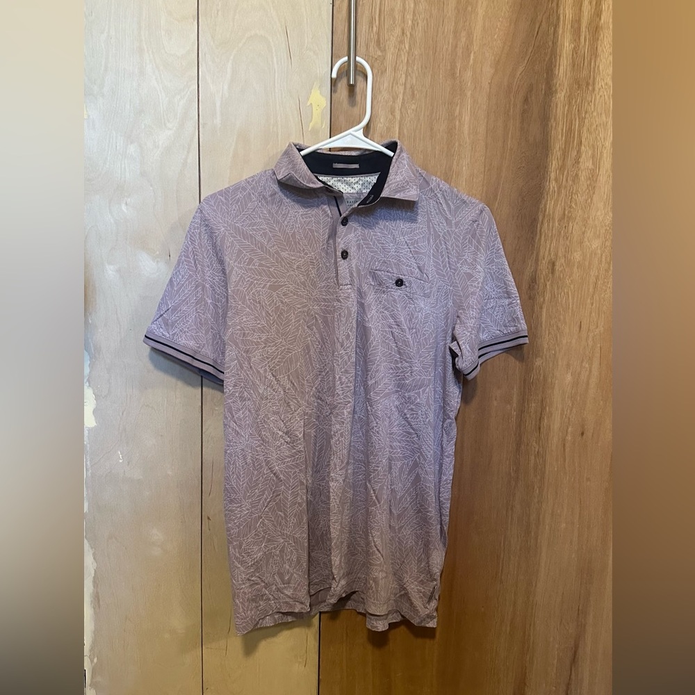 Floral print ted baker polo